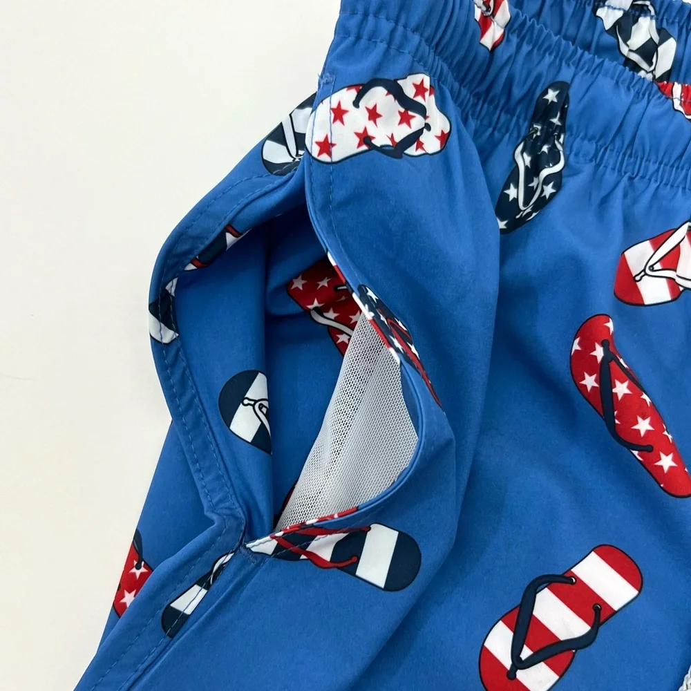 NEW Rainforest Flip-flop Swim Trunks Large